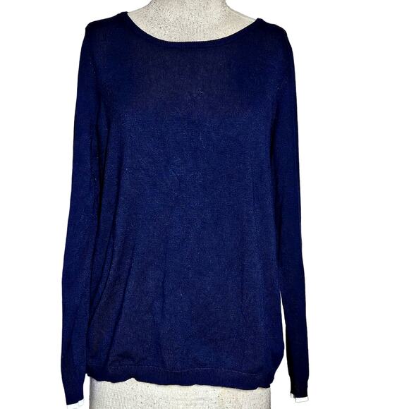 Navy Blue Lightweight Sweater Size XL - Picture 1 of 4
